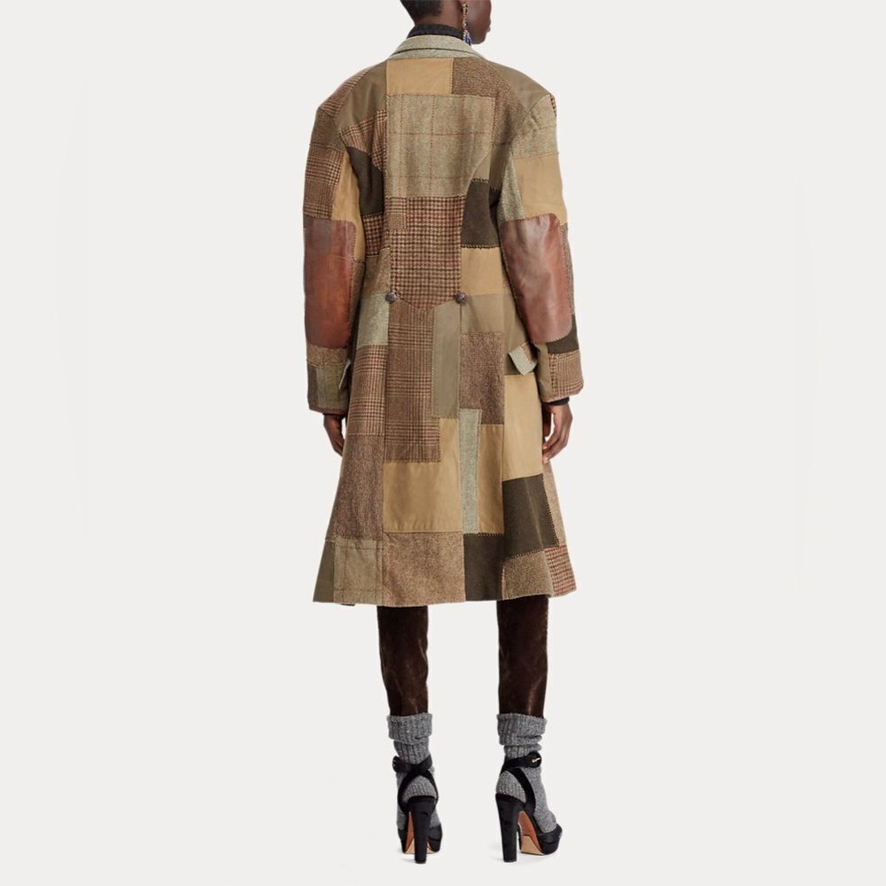 Ralph Lauren 50th Anniversary Collection Fall ‘18 Antiqued Sydney Patchwork Coat - Picture 8 of 17